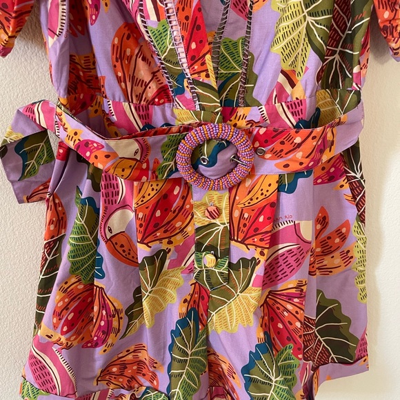 NWT FARM Rio Belted Romper Size M - Picture 9 of 17